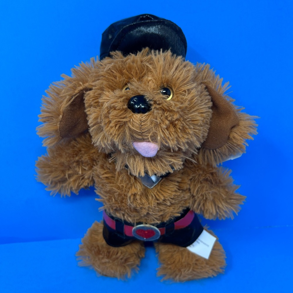 Gemmy Golden Doodle 12 inch Brown Animated Singing Dancing Valentines Plush